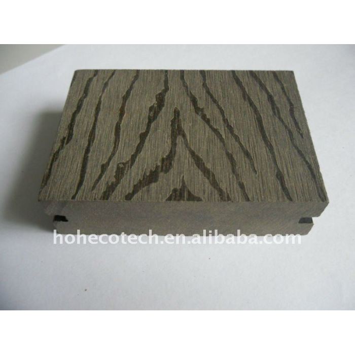 Grabado varios superficie decking del wpc madera/madera decking compuesto decking del wpc