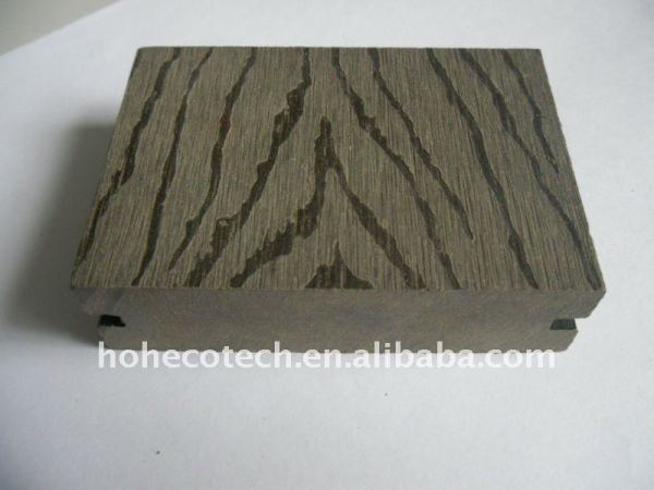 DIVERS decking composé en bambou gravant en refief de wpc de decking de /WOOD de decking extérieur de WPC