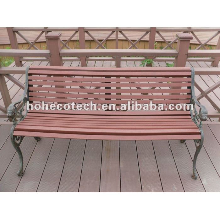 Compósitos de madeira plástica wpc cadeira de madeira/ mobília ao ar livre/ cadeira pública/ cadeira do lazer