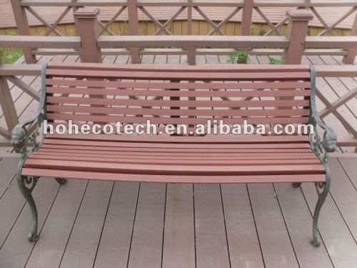 Compósitos de madeira plástica wpc cadeira de madeira/ mobília ao ar livre/ cadeira pública/ cadeira do lazer