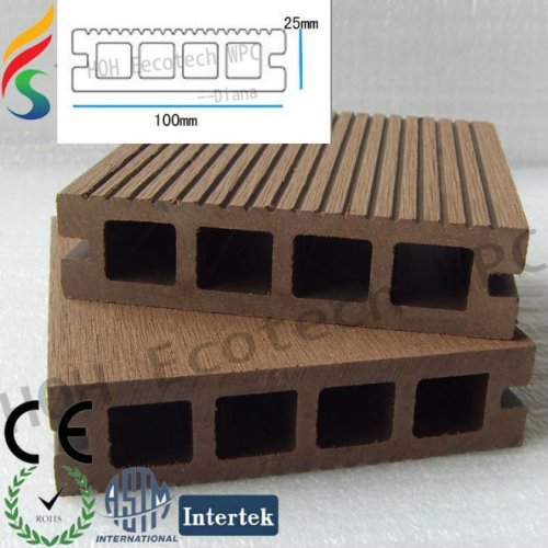 Bois plastique composite decking/plancher