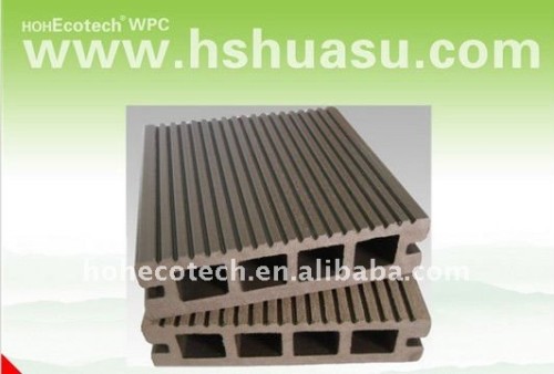 plancher en bambou de /flooring de Decking composé en plastique en bois de panneau de plancher de la coutume-longueur WPC de 149*34mm