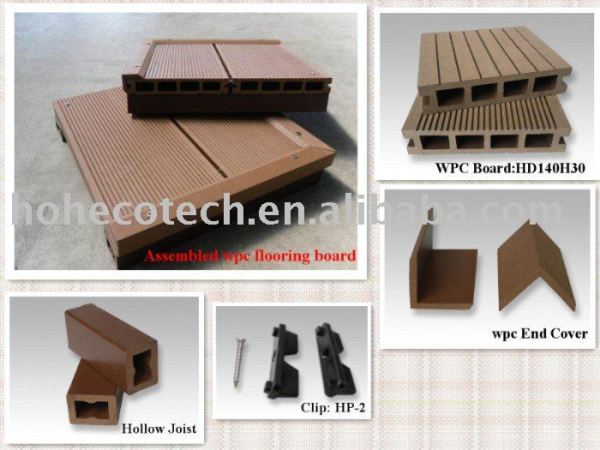 Oberstes hochwertiges Wpc Bodenbelagbrett (CER, ROHS, INTERTEK genehmigt)