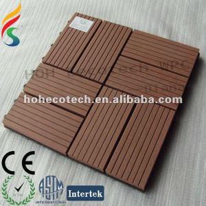 WPC zusammengesetzte Fliesen des Decking tile/DIY für Badezimmer/Hinterhof/Balkon