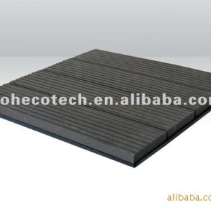 Durável venda quente de madeira composto plástico diy telha bordo ( prova de água, resistência uv, resistência à podridão e crack )