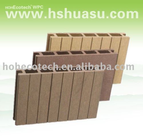 popolare di plastica di legno composito piano decking esterno