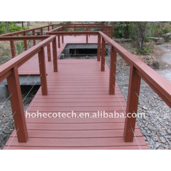 WPC Decking hölzerner zusammengesetzter Plastikdecking/Bodenbelag moderner Handelsmöbelhotel Decking