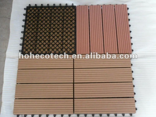 Bem design diy telhas interna/revestimento externo 300x300mm wpc telha do banheiro de madeira composto plástico da telha