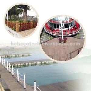 sintetico decking composito ponte marino colore scuro