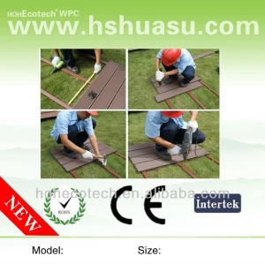135*25mm ligtest madeira plastic composite pontão decking de wpc/marina pisos/pontão flutuante para barcos e iates de amarração
