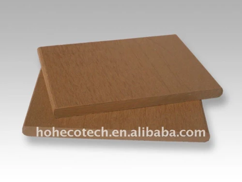 9mm espessura bordo decking de wpc wood plastic composite decking/placas de revestimento