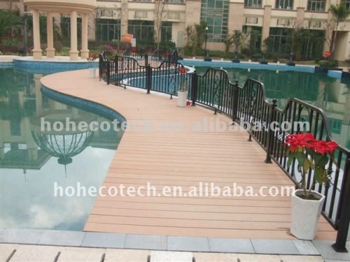 sintetico decking composito ponte marino colore scuro