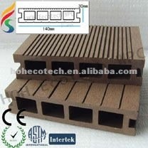 Tablero hueco del Decking del surco
