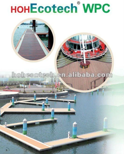 Umweltfreundliches (hölzerne Plastikzusammensetzung) wpc dekorativer im Freiendecking/Treppe Decking/Garten Decking