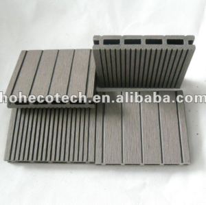 Wpc wood plastic composite decking/pisos 100x17mm ( ce, rohs, astm, iso 9001, iso 14001, intertek ) wpc decking composto