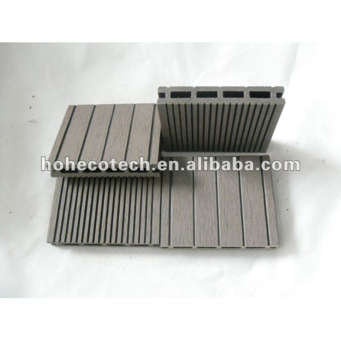 WPC hölzerne zusammengesetzte Decking-/Bodenbelag 100x17mm (CER, ROHS, ASTM, ISO 9001, ISO 14001, Intertek) wpc Deckingplastikzusammensetzung