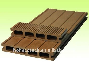 Plástico de madera wpc decking compuesto/suelo 150*25mm ( ce, rohs, astm, iso 9001, iso 14001, intertek ) wpc cubierta de madera
