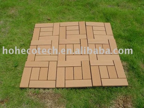 umweltfreundliche hölzerne zusammengesetzte Decking-/Fußbodenplastikfliese