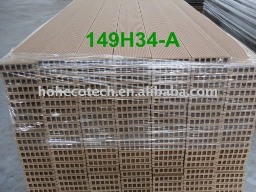 Fabbrica direttamente esterno pavimentazione di wpc pavimentazione bordo 149h34 custom - lunghezza