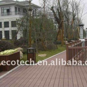Pubblico pavimenti in legno decking composito di plastica/pavimentazione ( ce, rohs, astm ) legno/legno decking