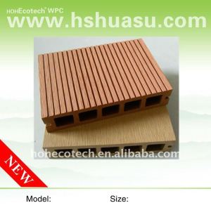El uso para el puente/carretera/escaleras materiales de piso de madera decking compuesto plástico/suelo ( ce, rohs, astm, intertek )