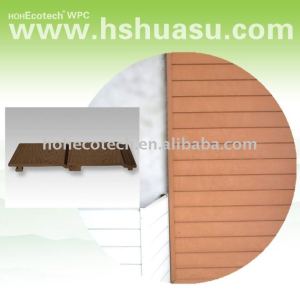 Piso decking de wpc piso composto/ compósitos de madeira plástica revestimento da parede