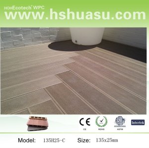 legno composito di plastica pavimenti per esterni