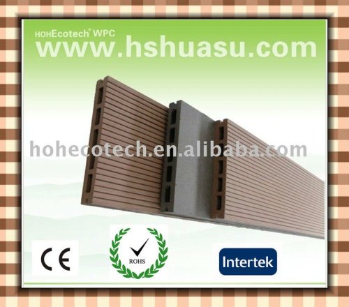 plancher composé en bois creux extérieur recyclable de 100% (CE ROHS ASTM ISO9001)