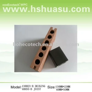 Wpc decking esterno ( iso9001, iso14001, rohs, ce )