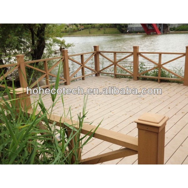 Neue! Baustoff, wpc bord, recyceltem kunststoff holz composite decking wpc decking/composite decking bodenbelag