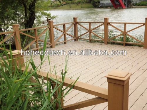 Novo! Material de construção, placa de wpc, decking de wpc reciclado madeira decking composto plástico/piso decking composto