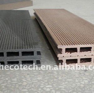 larga vida para el uso de madera de aspecto natural y se siente decking del wpc suelo