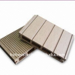 Pubblico costruzione esterno wpc legno decking composito di plastica/pavimenti in legno/legno decking