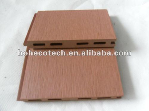 Tablero decking del wpc 125x15 madera decking compuesto plástico/azulejo de piso