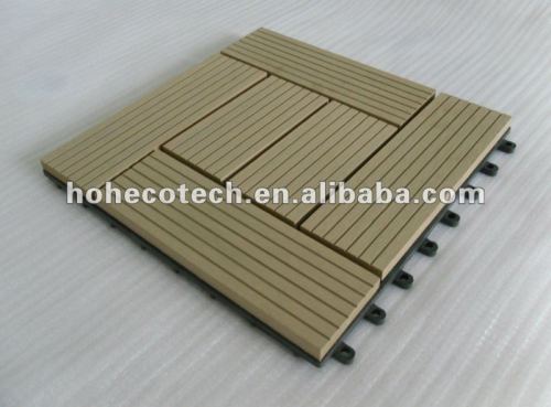 Ecotech hoh incastro wpc decking di wpc piastrelle di ceramica titoli fai da te legno - compositi di plastica pavimentazione bordo