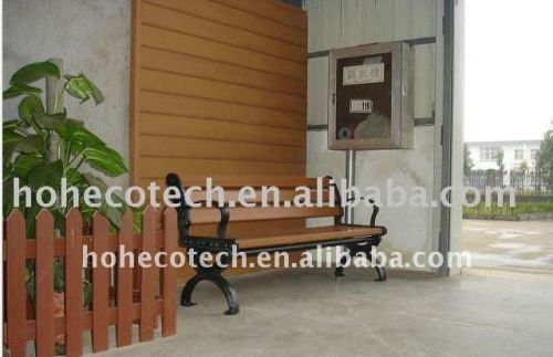 Design elegante! ~outdoor móveis parque/jardim bancada composta/wpc banco público cadeiras de descanso