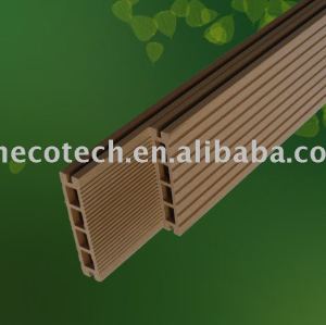 Anti - uv wpc compuesto plástico de madera de la cubierta