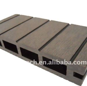 Decking composé en plastique en bois de garantie de qualité de plancher de Woodlike (CE, ROHS, ASTM) 150*25mm/decking plastique de plancher