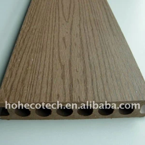 Decking de wpc piso não - pintura, resistente às intempéries, retardante de fogo, resistente aos raios uv