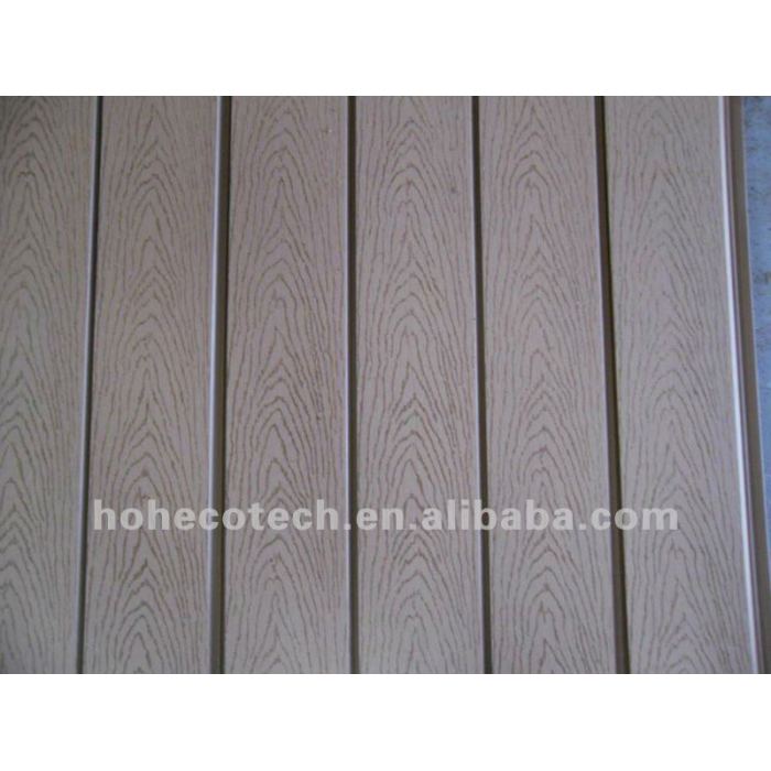 wpc compuesto plástico de madera tablero de la pared
