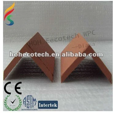 Decking de wpc acessórios, fim de plástico cobrir