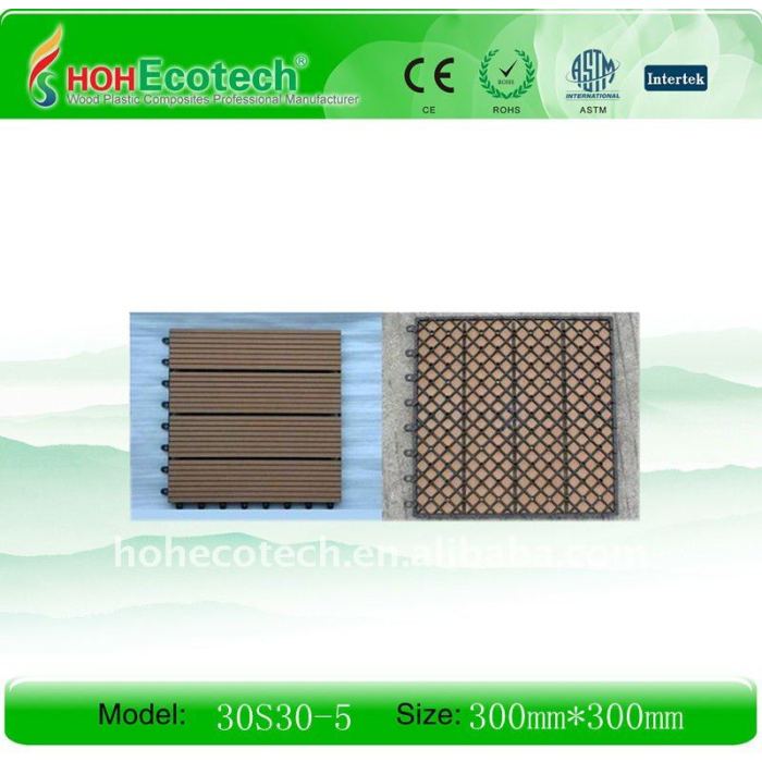 azulejos al aire libre del wpc (ISO9001, ISO14001, ROHS, CE)
