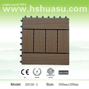 bloqueio exterior wpc decking diy telha