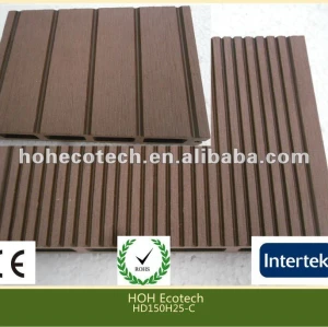 Durável venda quente eco - friendly decking de wpc oco ( prova de água, resistência uv, resistência à podridão e crack )