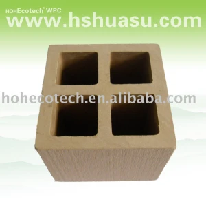 Wpc wood plastic composite esgrima/. Trilhos post