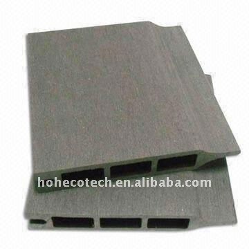 Wpc decking/pavimentazione di wpc bordo tavole di legno decking composito di plastica wpc pavimento bordo