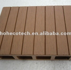 100% riciclato esterno wpc decking vuoto ( wpc pavimenti/wpc pannello murale/wpc prodotti di svago )