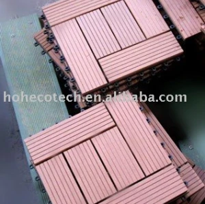 umweltfreundliche hölzerne zusammengesetzte Decking-/Fußbodenplastikfliese