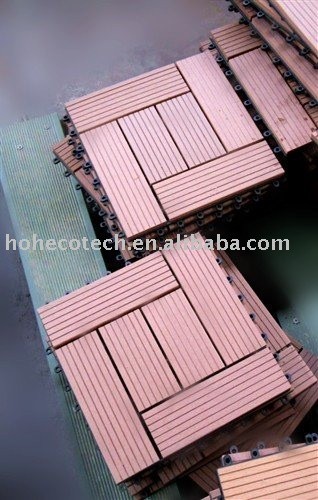 Eco - friendly wood plastic composite decking/ telha de assoalho