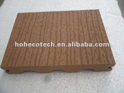 100% reciclado al aire libre del wpc suelo sólido ( decking del wpc/wpc panel de pared/wpc productos de ocio )